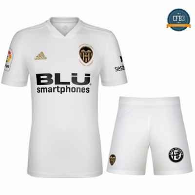 Camiseta Valencia 1ª Equipación Junior Blanco 2018