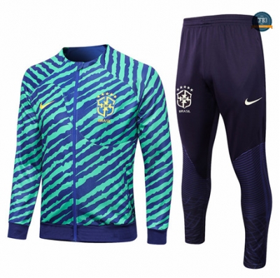 Crear Cfb3 Camiseta Chaqueta Chándal Brasil Equipación Azul 2022/2023