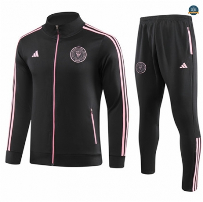 Diseñar Cfb3 Chaqueta Chándal Inter Miami Equipación Negro 2023/2024