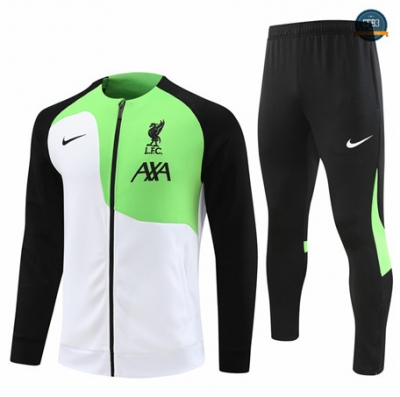 Crear Cfb3 Camiseta Chaqueta Chándal Liverpool Equipación Blanco 2023/2024