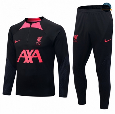 Diseñar Cfb3 Camiseta Chándal Niño Liverpool Equipación Negro 2022/2023
