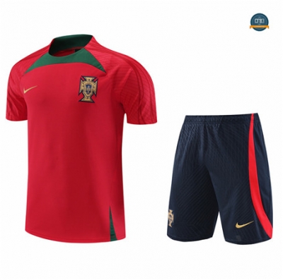 Crear Cfb3 Camiseta Entrenamiento Portugal + Pantalones Equipación Rojo 2022/2023