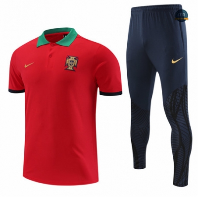 Comprar Cfb3 Camiseta Entrenamiento Portugal + Pantalones Equipación Rojo 2022/2023