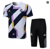 Nuevas Cfb3 Camiseta Entrenamiento Real Madrid + Pantalones Cortos Equipación Blanco 2023/2024