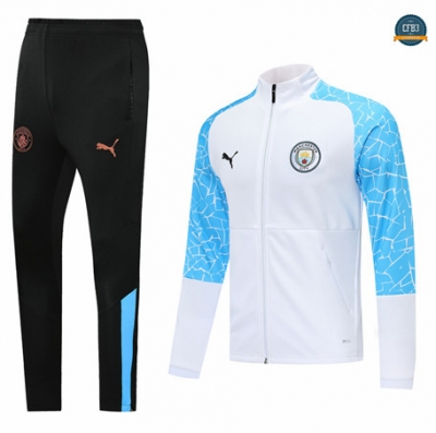 Cfb3 Chaqueta Chandal Manchester United Equipación Blanco 2020/2021