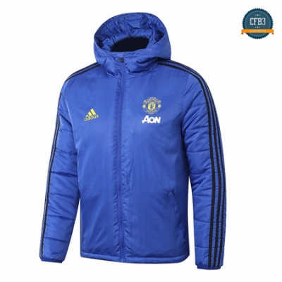 Cfb3 Camisetas D282 Chaqueta Manchester United Doudoune Azul Sombrero 2019/2020