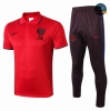 Cfb3 Camisetas D159 Entrenamiento PSG Rojo/Negro POLO 2019/2020