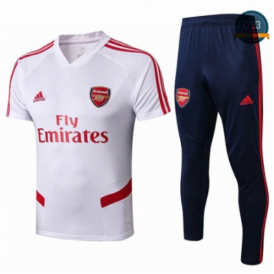 Cfb3 Camisetas D164 Entrenamiento Arsenal Blanco/Azul Oscuro POLO 2019/2020