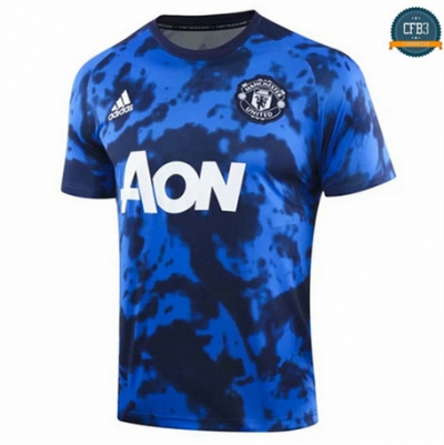 Cfb3 D227 Camiseta Manchester United Pre-Match Azul 2019/2020