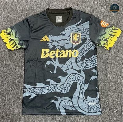 Crear Camiseta futbol Aston Villa Equipación Training Negro 2025/2026