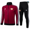 Outlet Chaqueta Chándal Manchester United Equipación rojo granate 2024/2025
