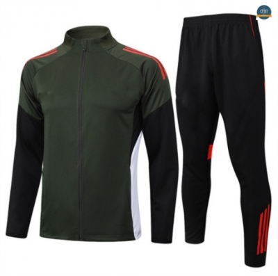 Outlet Chaqueta Chándal Fútbol Bayern Munich Enfant Equipación verde/rojo 2025/2026
