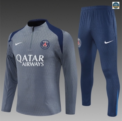 Outlet Chándal Fútbol Paris Saint Germain Enfant Player Equipación Gris/Azul marino 2025/2026