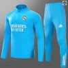 Nuevas Chándal Fútbol Real Madrid Enfant Equipación Azul/Blanco 2025/2026