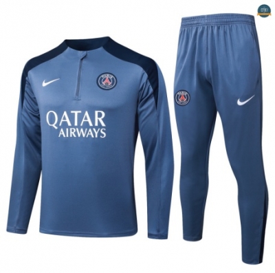 Replicas Chándal PSG Equipación Gris/negro 2025/2026