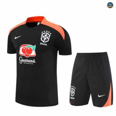 Outlet Brasil Enfant + Pantalón Equipación negro/Naranja 2025/2026