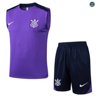 Tailandia sin mangas Corinthians Equipación Violeta/Azul marino 2025/2026