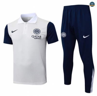 Tienda Inter Milan Polo + Pantalones Equipación Blanco/Azul marino 2025/2026