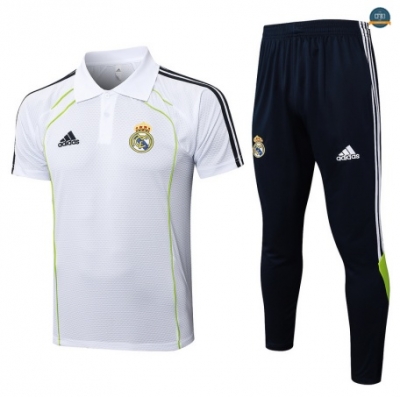 Hacer Real Madrid Polo + Pantalones Equipación Blanco/negro/verde 2025/2026