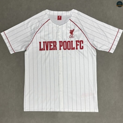 Camiseta futbol Liverpool Equipación baseball Blanco 2025/2026