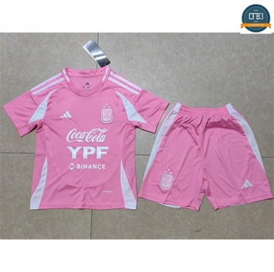 Camiseta futbol Argentina Niño Equipación Rosa 2025/2026