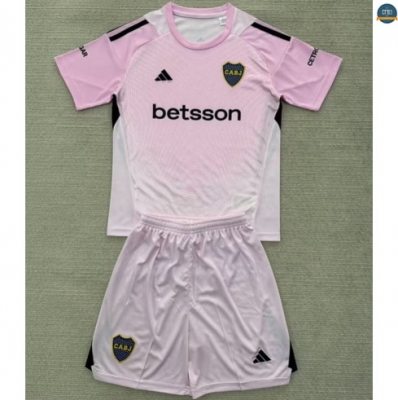 Camiseta futbol Boca Juniors Niño Equipación Portero Rosa 2025/2026