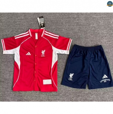 Camiseta futbol Liverpool Niño Equipación baseball 25