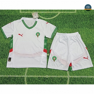Diseño Camiseta Marruecos Niño 2ª Equipación 2024/2025