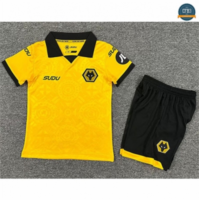 Camiseta futbol Wolverhampton Niño 1ª Equipación 2025/2026