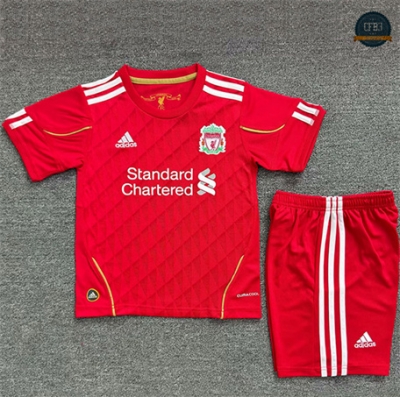 Cfb3 Camiseta futbol Retro 2010 Liverpool Niño 1ª Equipación