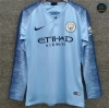 Cfb3 Camiseta futbol Retro 2019 Manchester City 1ª Equipación Manga Larga
