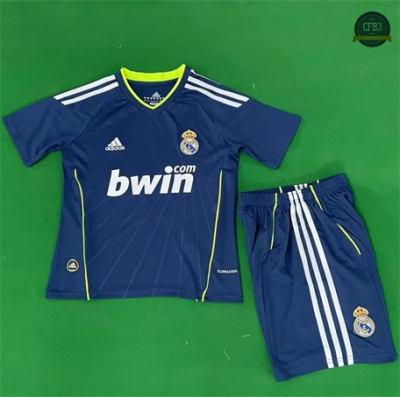 Cfb3 Camiseta futbol Retro 2010-11 Real Madrid Niño 2ª Equipación