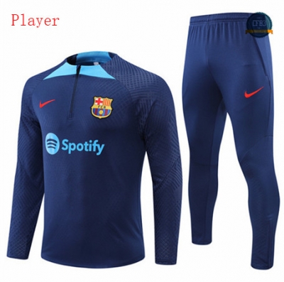Cfb3 Camiseta Chandal Barcelona Player Equipación Azul 2022/2023 f021