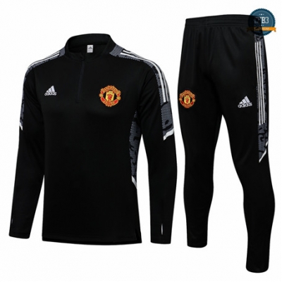 Cfb3 Chandal Manchester United Equipación Champions league Negro/Blanco 2021/2022