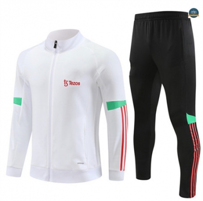 Comprar Cfb3 Chaqueta Chándal Manchester United Equipación Blanco 2023/2024 baratas