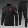 Cfb3 Camiseta Chaqueta Chandal Niño AC Milan Equipación Negro 2022/2023 f291