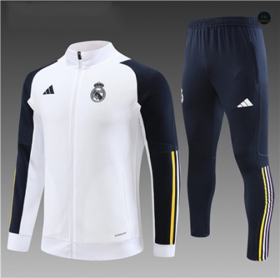 Nuevas Cfb3 Chaqueta Chándal Niño Real Madrid Equipación Blanco 2023/2024 replicas