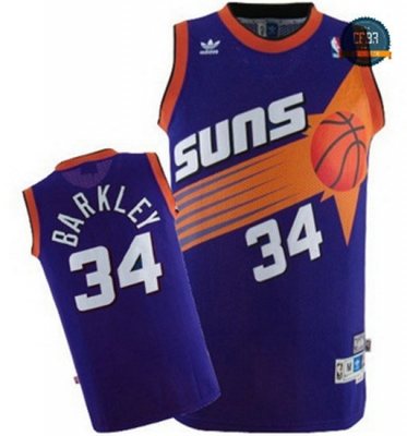cfb3 camisetas Charles Barkley, Phoenix Suns [Morada]