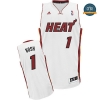 cfb3 camisetas Chris Bosh, Miami Heat [Blanco]