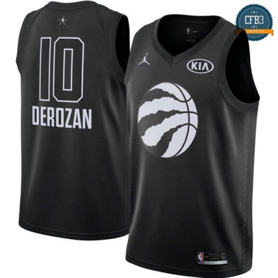 cfb3 camisetas DeMar DeRozan - 2018 All-Star Negro