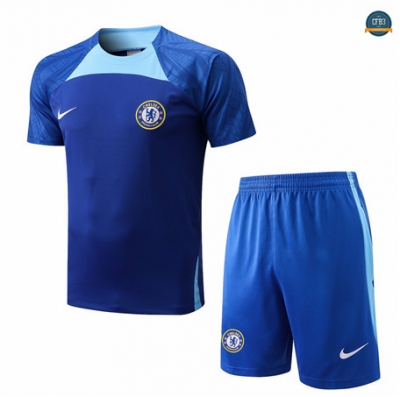 Cfb3 Camiseta Chelsea + Short + Pantalones Equipación Azul 2022/2023