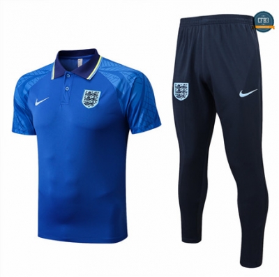 Cfb3 Camiseta Inglaterra + Pantalones Equipación Azul 2022/2023 C497