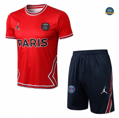 Cfb3 Camiseta Paris Paris Saint Germain + Pantalones Equipación Blanco/Azul Profundo 2022/2023 C481