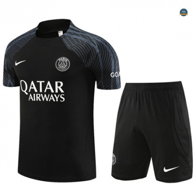 Crear Cfb3 Camiseta Entrenamiento Paris Saint Germain Niño + Pantalones Cortos Equipación Negro 2023/2024 tienda