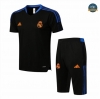Cfb3 Camiseta Entrenamiento Real Madrid + Pantalones Pantalones 3/4 Equipación Negro 2021/2022