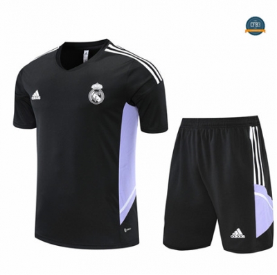 Cfb3 Camiseta Real Madrid + Pantalones Equipación Negro 2022/2023 C440