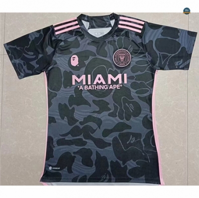 Cfb3 Camiseta Inter Miami Equipación Trilateral Bath ape Negro 2023/2024