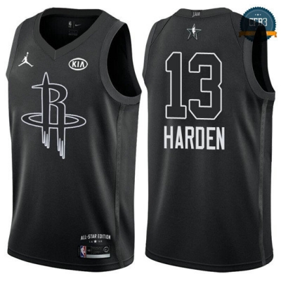 cfb3 camisetas James Harden - 2018 All-Star Negro