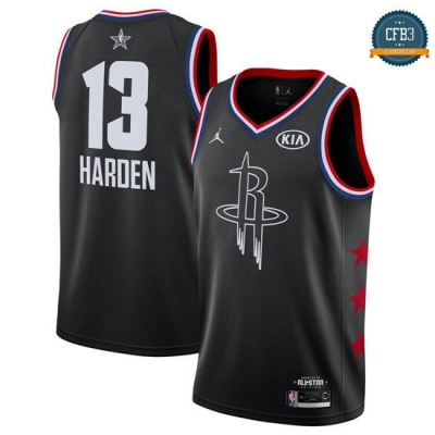 cfb3 camisetas James Harden - 2019 All-Star Negro