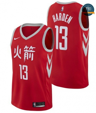 cfb3 camisetas James Harden, Houston Rockets - City Edition